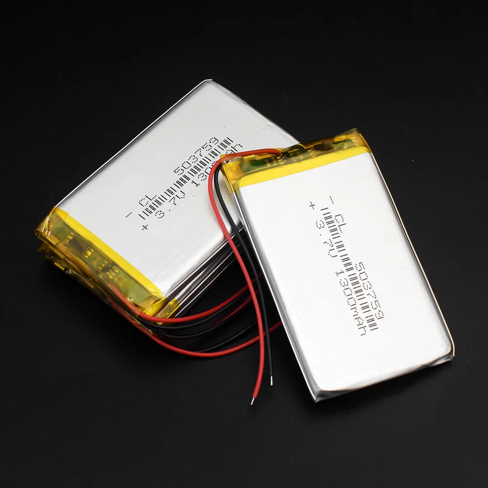 3,7 V 1300mAh литий-полимерный аккумулятор 503759 для gps игрушка-навигатор банк питания mp3 mp4 Динамик универсальные аккумуляторные батареи