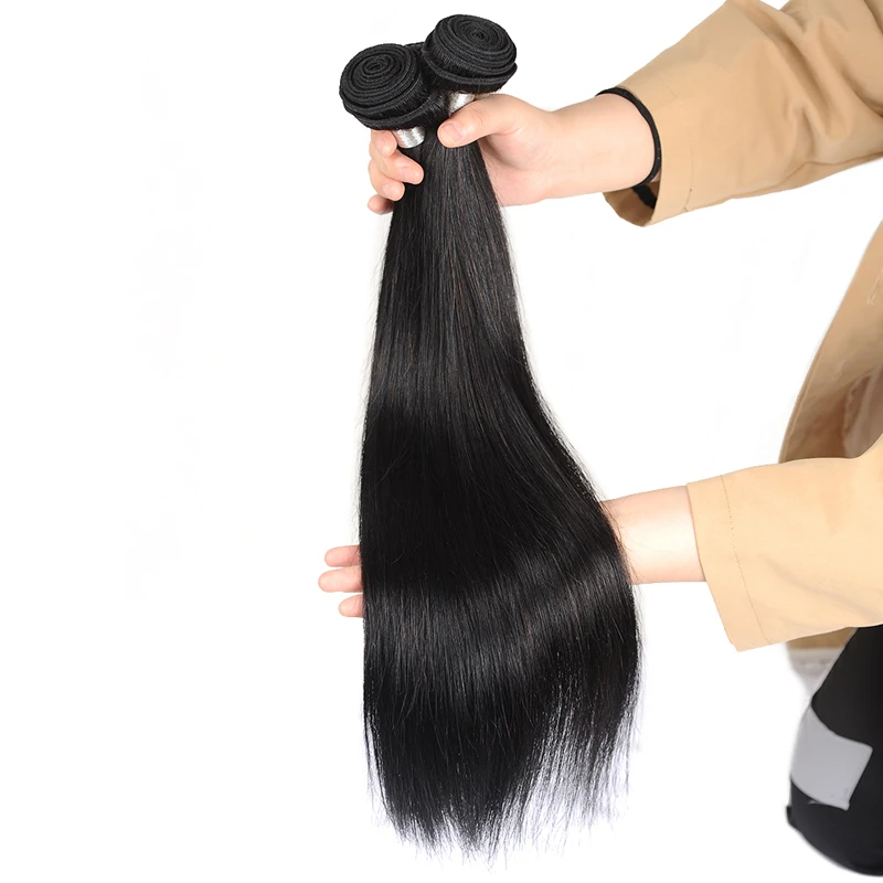 Remyblue бразильские прямые волосы пучки с закрытием натуральный цвет, волосы, ткань Remy человеческие волосы пучки с кружевом Закрытие 5 шт./партия