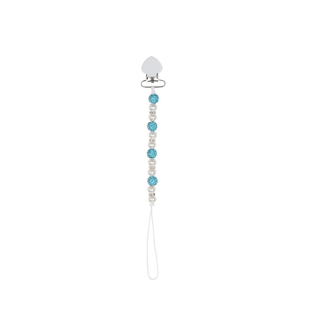 Type B Light Blue 1 шт., горячая Распродажа, цветные детские соски-пустышки, противоскользящие соски для кормления, держатель на цепочке, противоскользящие детские соски-пустышки - Цвет: Type B Light Blue