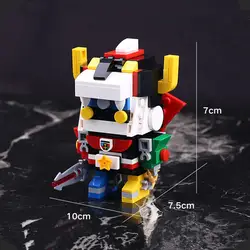 В наличии H & HXY 18002 мини Voltron супер Робот защитник Вселенной фильм DECOOL модели строительных блоков Кирпичи детей игрушки 21311