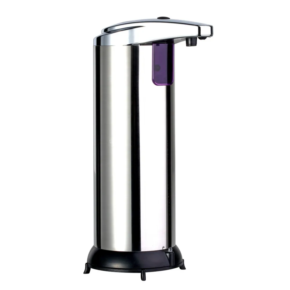 

Home Eco-Friendly Stainless Steel Hands Free Automatic IR Sensor Touchless Soap Liquid Dispenser 280ML