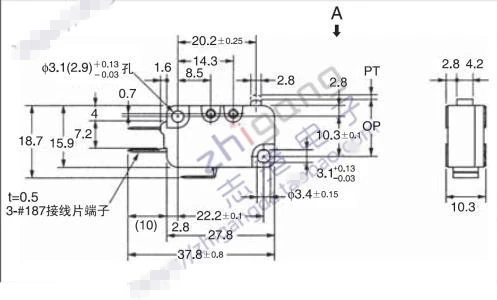 D3V-16-1C24 micro switch 16A 250VAC limit stroke switch 7_