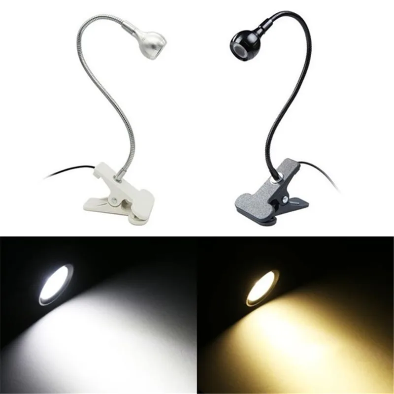 

3W Clip Holder USB Power Supply Led Desk Lamp Flexible Table Lamp Eye Protection USB Studying Book Reading Lamps Light for kids
