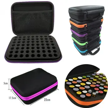 

63 Bottle Essential Oil Carry Case 1ML~3ML Holder Storage Aromatherapy Bag