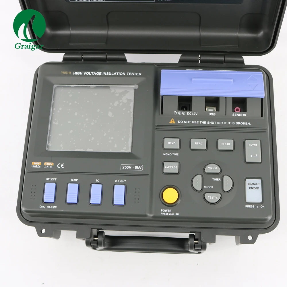 

Brand New YH-510 High Voltage Digital Insulation Tester Digital Megger 5Tohm 5KV for Checking the Insulation