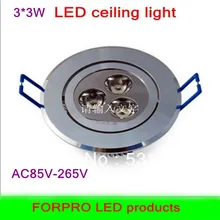 30pcs9W потолочный Epistar светодиодный потолочный светильник скрытый точечный свет лампа 85-245 V для домашнего освещения