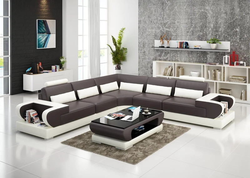 Супер привлекательная современная кожаная софа офисный диван дизайн для офиса и дома