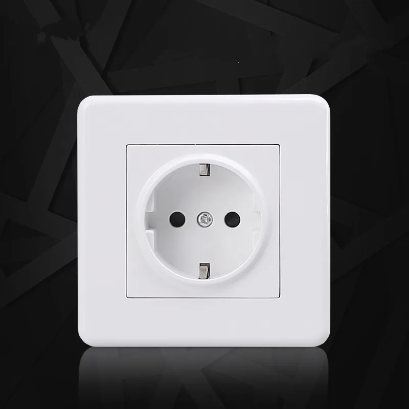 Two hole power wall sockets 86 German style European standard socket AC