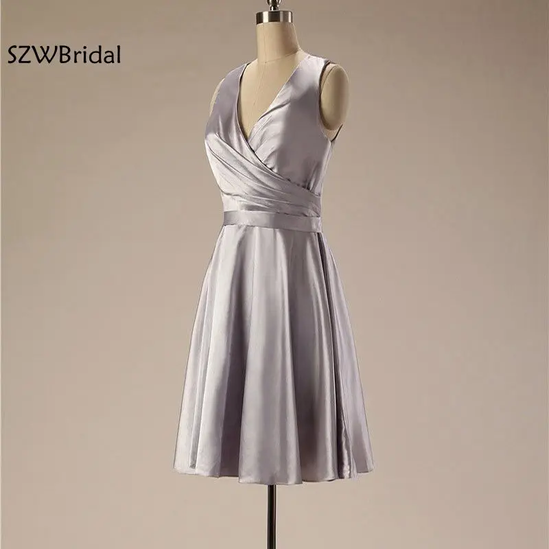 Новое поступление V образным вырезом Короткие коктейльные платья 2021 Vestido de festa curto