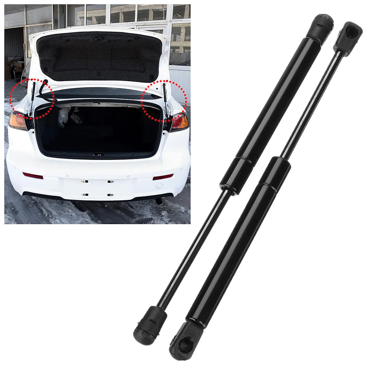 Direct Fit Lift Support Rear Trunk Lid Lift Support Shocks Struts Kit