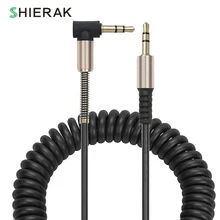 SHIERAK пружинный локоть 3,5 мм регулируемый аудио удлинитель Макс 1,8 м штекерное соединение удлинитель для аудио устройства
