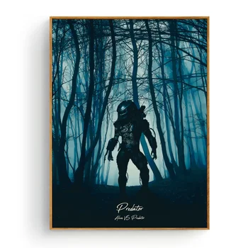 

Predator vs Alien Art Silk Fabric Poster And Print Wall Art Picture Painting Home Decor