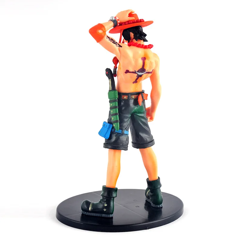 Japam Anime One Piece Straw Hat Luffy Ace Figures Toys Pop Kids Cosplay Dolls Brinquedos Gift 16cm 2pcslot (5)