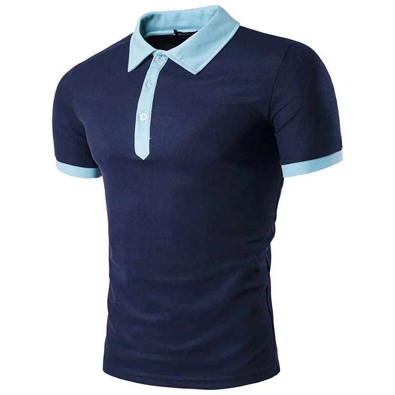 2017 New Polos Men Casual Summer Quality Hot Sale Suitable Brand Clothing Solid Button Top 