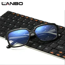 LANBO мужские и женские очки для чтения с защитой от радиации Анти-усталость компьютеры очки брендовая синяя пленка для очков оправа для очков 5218