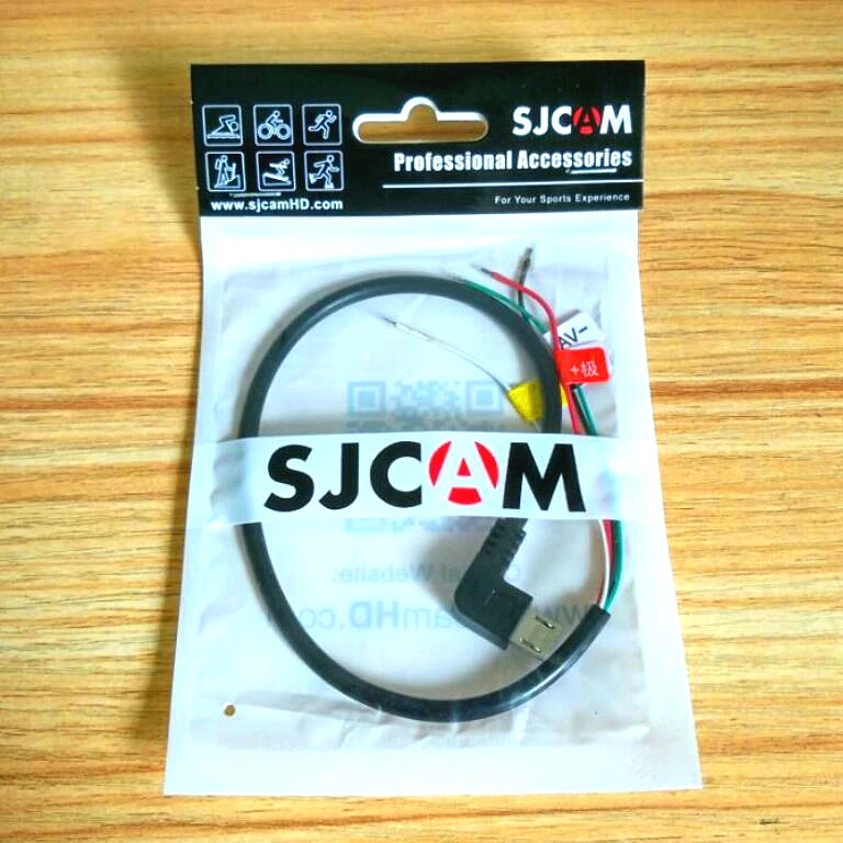 Sjcam оригинальный AV кабель для M10 SJ4000 SJ5000 sj7000 sj9000 soocoo C30 EKEN h3 h8 Спортивная экшн