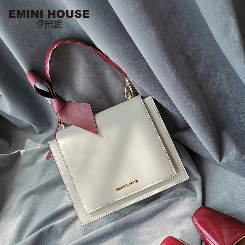 EMINI HOUSE сумка через плечо с бантом сумки для женщин роскошные женские