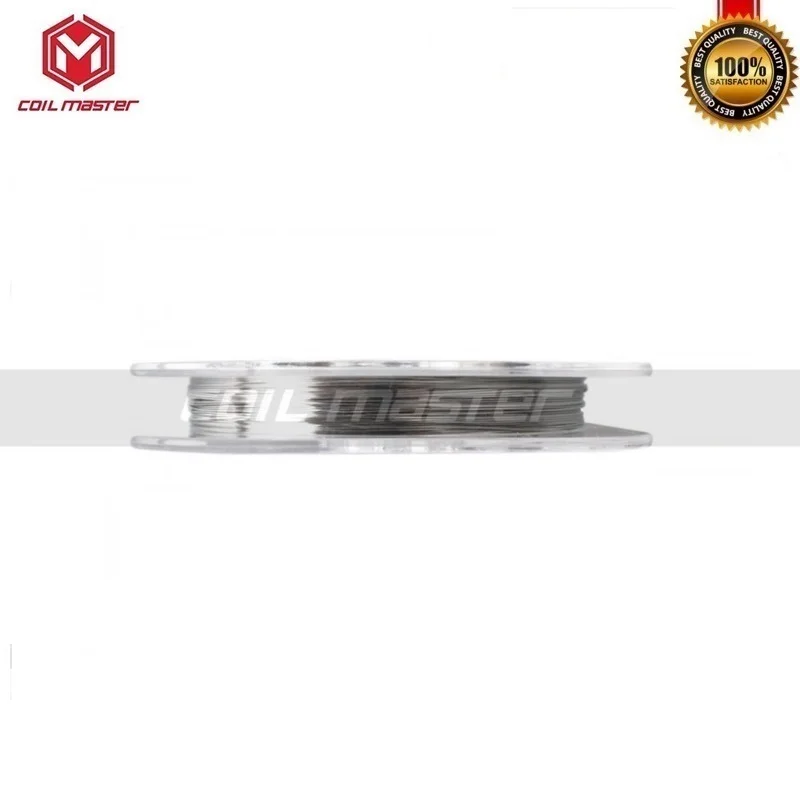 Оригинальная катушка Master SS316L 22/24/26/28/30ga CoilMaster A1 проволока 30 футов восстановленная