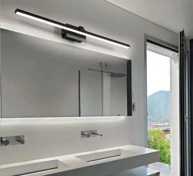 Современный светодиодный зеркальный светильник 8 Вт 12 Вт AC90-260V настенный промышленный настенный светильник для ванной комнаты водонепроницаемый из нержавеющей стали