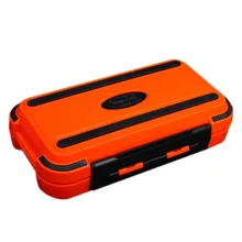 Двухслойный жесткий пластиковый контейнер для рыбалки для приманки или грузила приманка Рыболовная Снасть коробка Fly/Bass/Carp рыболовные аксессуары 20*12*5 см