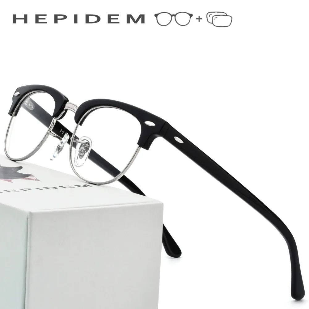 

Acetate Prescription Glasses Frame Men Metal Round Eye Eyeglasses for Women Metal Myopia Optical Frames Spectacles Eyewear