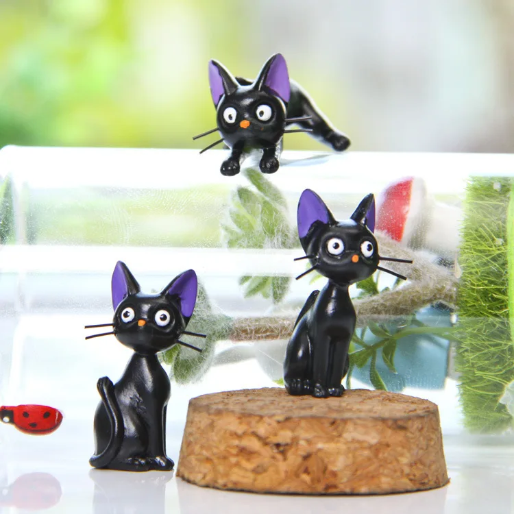 Miyazaki Studio ghiали Kiki служба доставки модель кошки из ПВХ сделай сам микро
