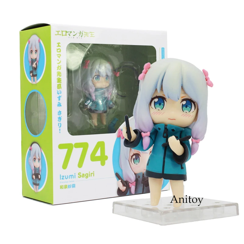 Продажа Эроманга Сенсей lzumi Sagiri 774 Q Версия Nendoroid Кукла ПВХ Фигурку Коллективная Модель Игрушки 8.5 см