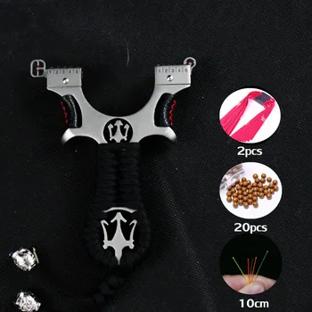 

Hunting Slingshot Catapult Set Stainless Steel with Target Outdoor Shooting Handheld Slingshot with Rubber Band 2019 New