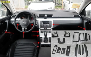 

Yandex for Volkswagen Magotan 12-15 carbon fiber peach style interior car carbon fiber modified car interior personality