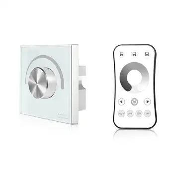

Wall mounted touch switch dimmer led controller and 3V 2.4G RF led receptor controller for DC12V-24V monochrome LED strip