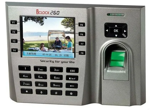

ZKTECO ICLOCK260 3.5" Biometric Fingerprint Attendance Time Clock Employee Payroll Recorder fingerprint time recording machine