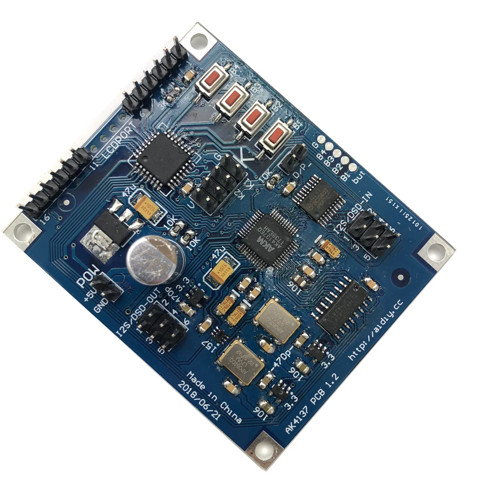 Lusya AK4137 I2S/DSD Sample Rate Conversion Board Supports PCM/DSD Interchange Supports DOP Input