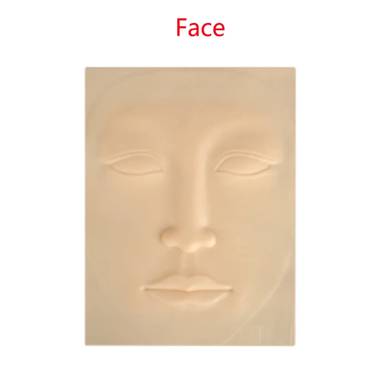 Практика кожи лица 3D силиконовые татуировки Поддельные кожи постоянное подводка для глаз Макияж для губ Карандаш для глаз Косметические