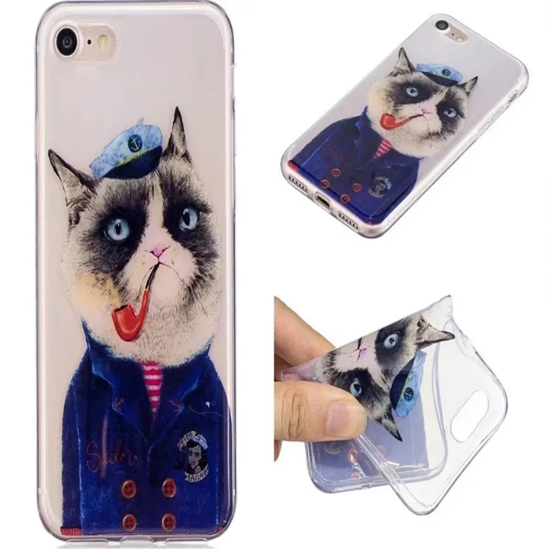 

TPU Case For iPhone 7 Cases Flexible Phone Shells Sexy Red Lips Patterns Covers Mobile Phone Shell Cover For iPhone 8