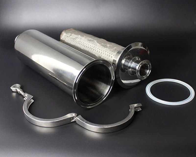

2-1/2" Inch Filter Tri-Clamp Sanitary SS304 Inline Straight Strainer with 100 Mesh Stainless Steel Screen DN 63MM