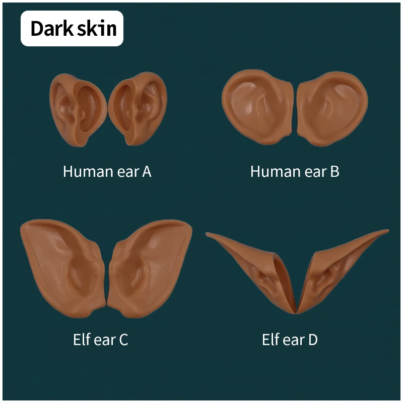 DBS blyth doll ear Human ears,Elf ears Installed with clay, no cutting required White Skin,Tan Skin,Dark Skin,Natural Skin 5