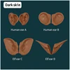 DBS blyth doll ear Human ears,Elf ears Installed with clay, no cutting required White Skin,Tan Skin,Dark Skin,Natural Skin 5