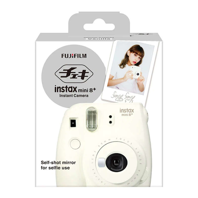 Fujifilm Instax Mini 8 Plus мгновенная камера-ваниль+ Fuji White Edge 20 пленка простая фотография