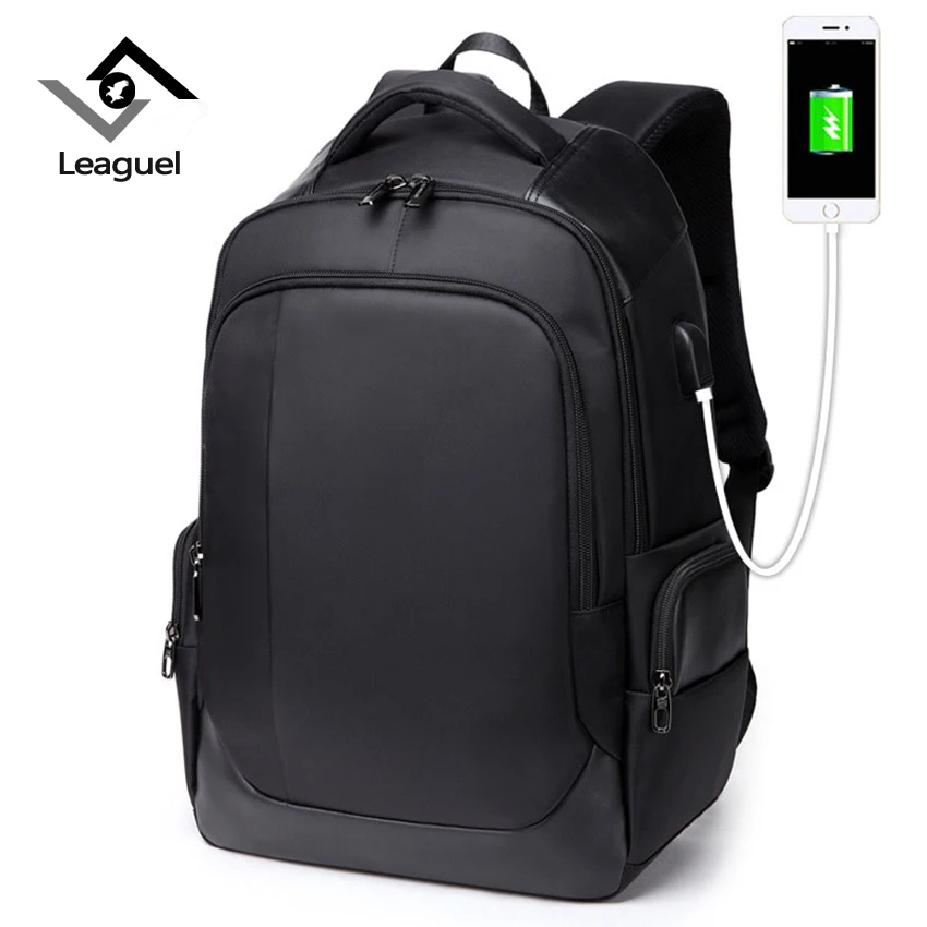 

Leaguel Men Backpack USB Charging Large capacity Oxford Teenager Laptop Backpacks school bag Travel Bags dropshipping