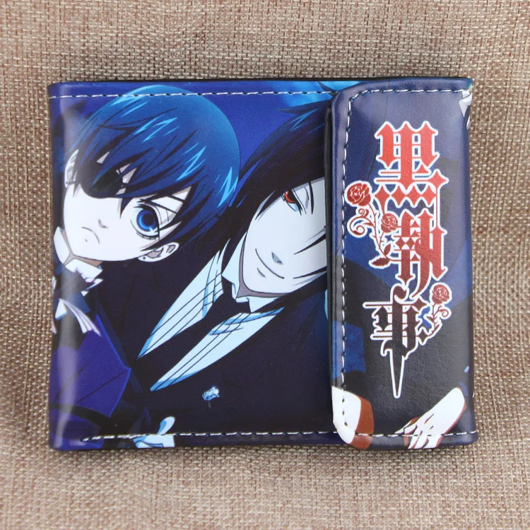 

anime Black Butler Kuroshitsuji bi-fold wallet 2 style