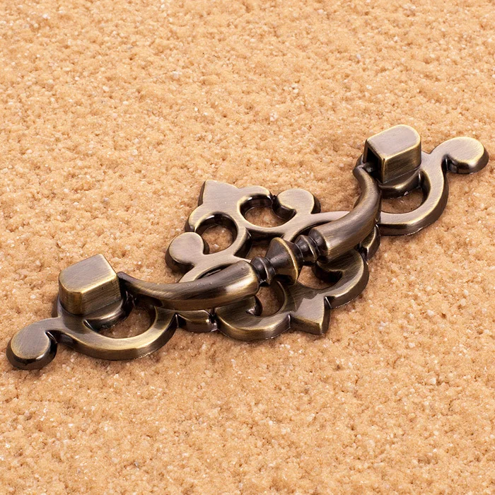 10 PCS Zinc Alloy Kitchen Cabinet Handles Furniture Wardrobe Door 10 PCS Zinc Alloy Kitchen Cabinet Handles Furniture Wardrobe Door Antique Handle knobs Vintage Drawer Pulls Size L-in Cabinet Pulls from Home Improvement on ... - 10 PCS Zinc Alloy Kitchen Cabinet Handles Furniture Wardrobe Door