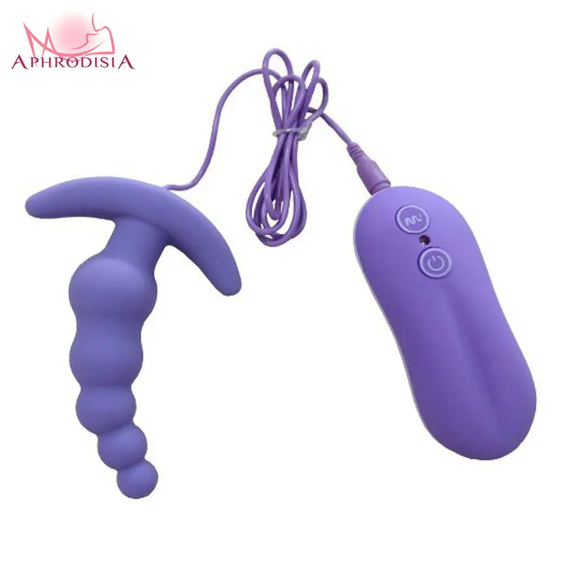 Массажер простаты APHRODISIA Анальная пробка вибратор анальные бусины секс-игрушки