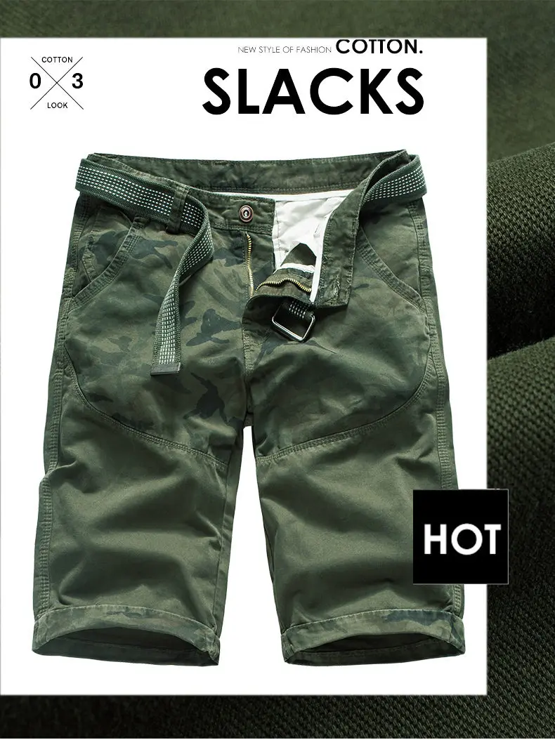 Patchwork Floral Cargo Shorts Men Cool Summer Hot Sale Cotton Casual Men Shorts Male Pants Brand Clothing Fashion 2019 MuLS New 0