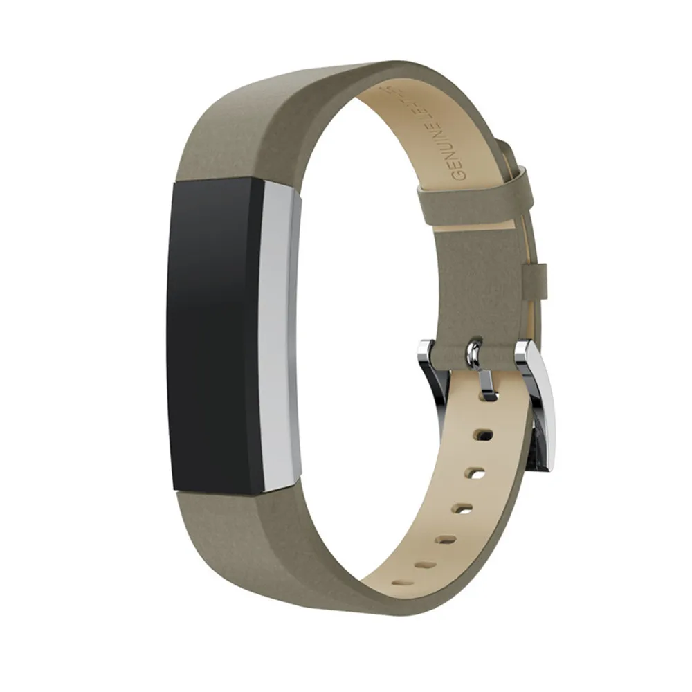 Кожаный ремешок для часов Fitbit Alta /Alta HR сменный оригинальный браслет высокого