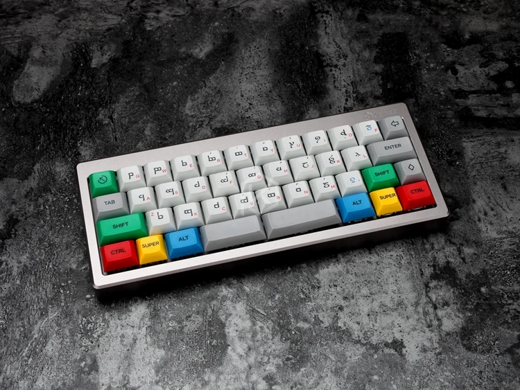 Caixa de Alumínio Anodizado para Margarida 40 Teclado Acrílico Personalizado Painéis Acrílicos Difusor Pode Suportar a Margarida Torneira Rotativa Suporte - Imagem 5