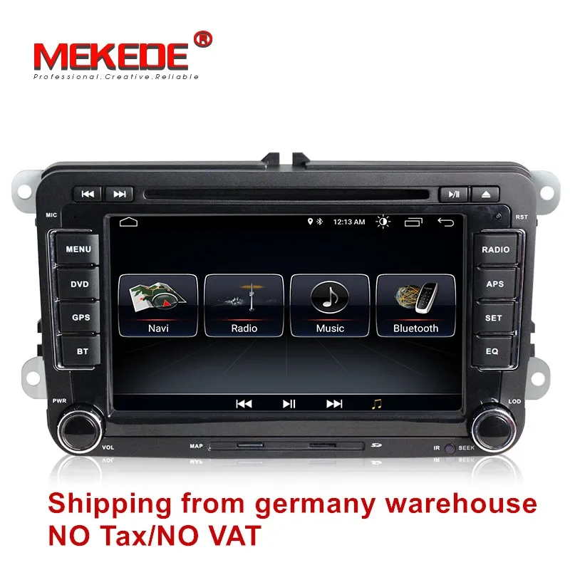 

MEKEDE Car Multimedia player 2 Din Car Radio GPS Android 8.1 car dvd player For POLO/Golf/Skoda/Octavia/Seat/Leon free shipping