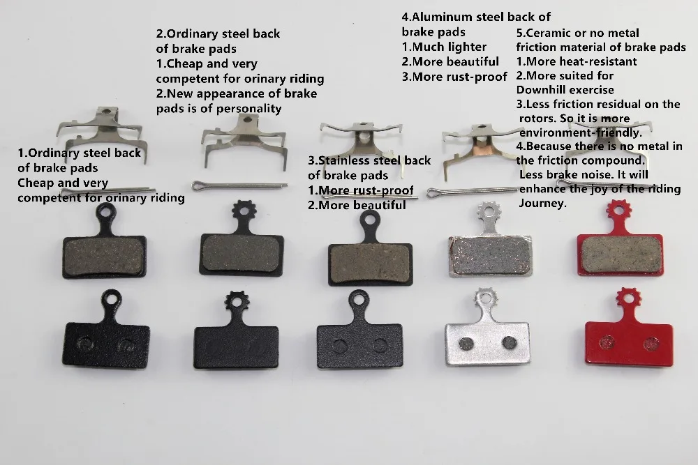 bicycle disc brake pads for Shimano xtr slx xt M985 M785 M675 M666