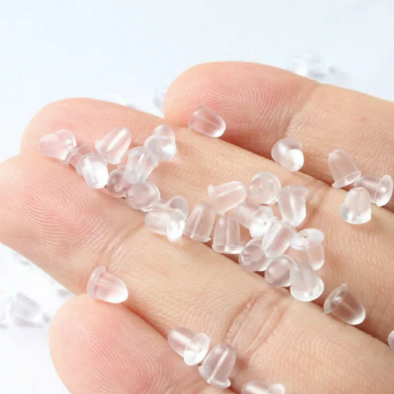 

1 Pair Fashion Rubber Particles Charm Hoop Earrings Women Jewelry Gift Wholesale