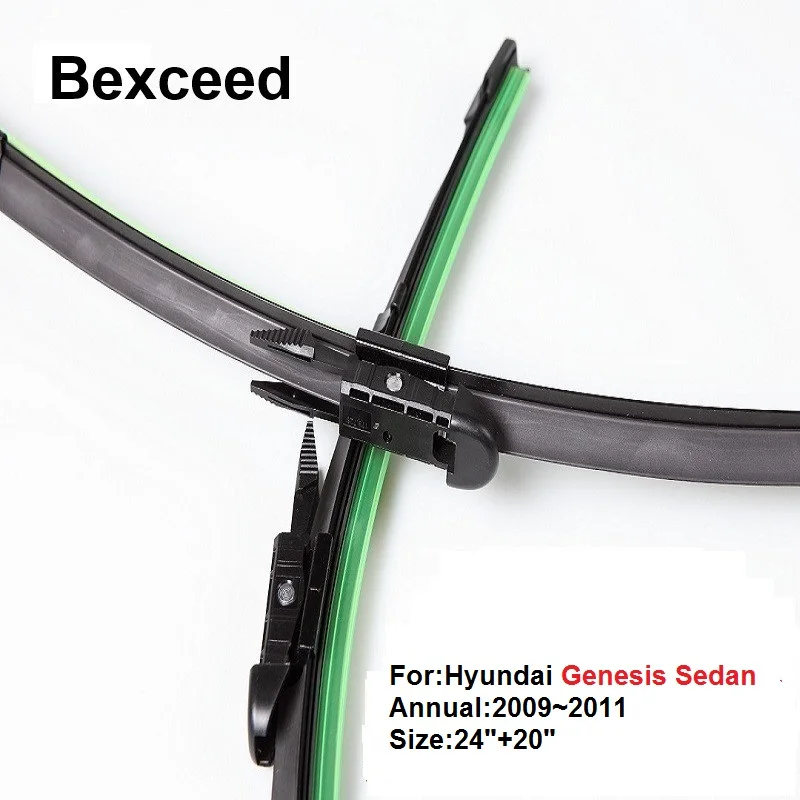 1 Pair (24"+20") High Quality Bexceed of Car Windshield Speial Wiper