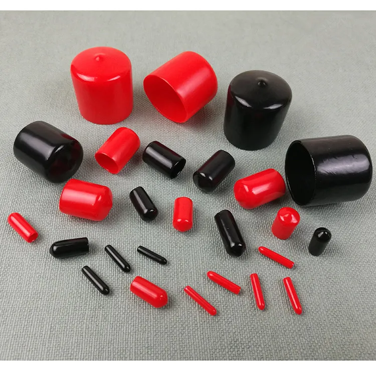 

1.5/2//3/4/5/6/ 8/8.5/9/10/11/12/13/14/15/16/18/19/20/22/24mm Inner Dia PVC BoltCable Pipe Slip Cap End Cover Fitting Red Black